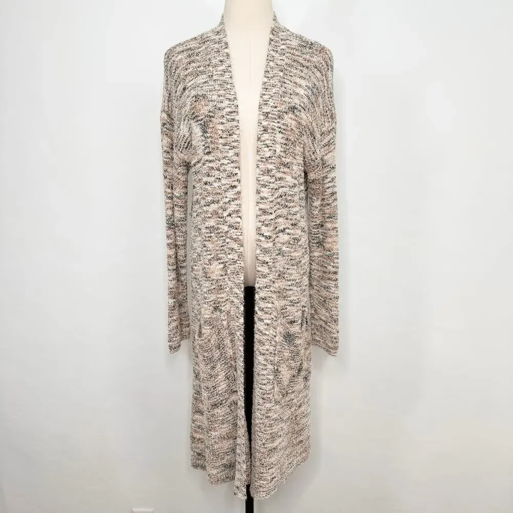 Anthropologie Pilcro Padma Space-Dyed Cardigan Cream Sweater Boho Casual Size M